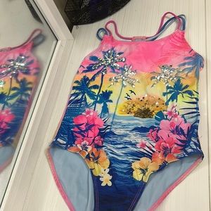 Multicolor Bright Swimsuit for Girls